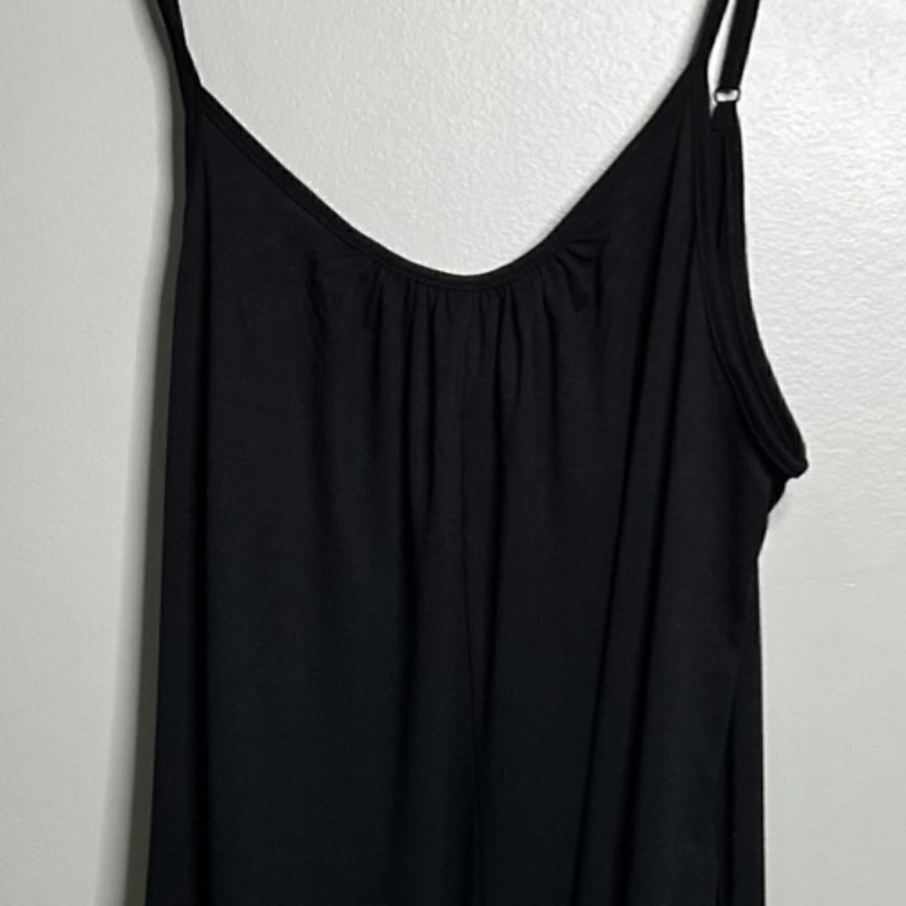 SNUGWIND Wms Casual Sleeveless Strap Loose Adjustable Jumpsuits Stretchy  Size L